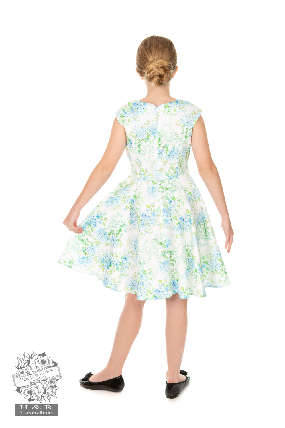 Girls Ellie Floral Swing Dress